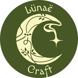 Logo de Lünaë Craft, boutique artisanale spécialisée dans les créations au crochet faites main

